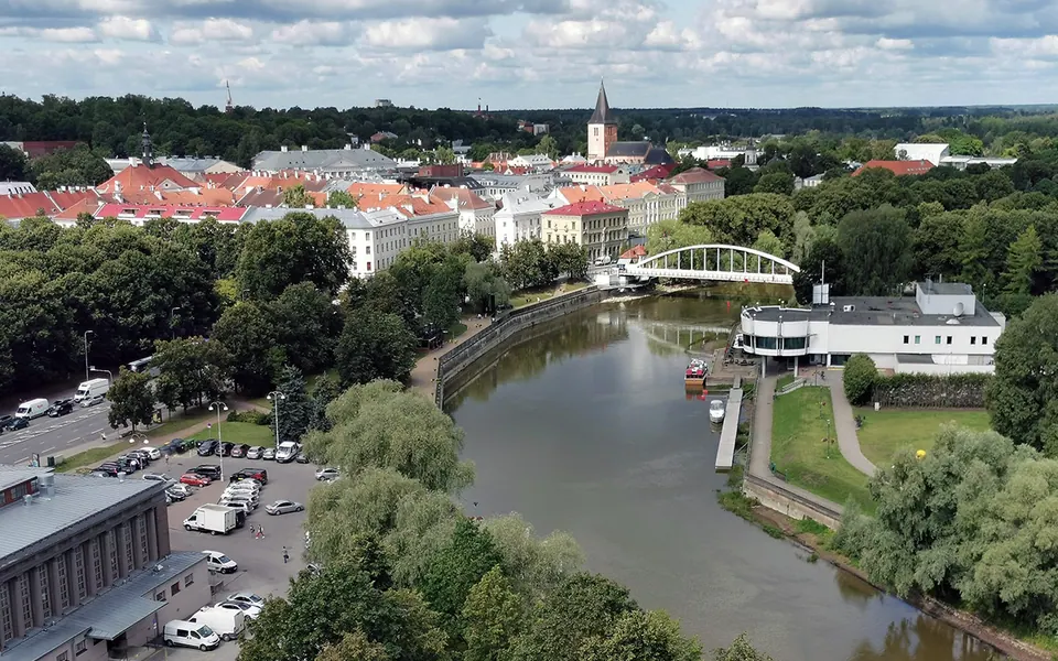 Tartu and Emajõgi in 2019