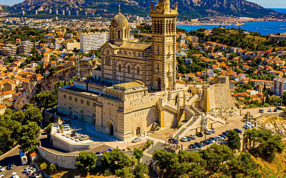 Notre Dame de la Garde from above