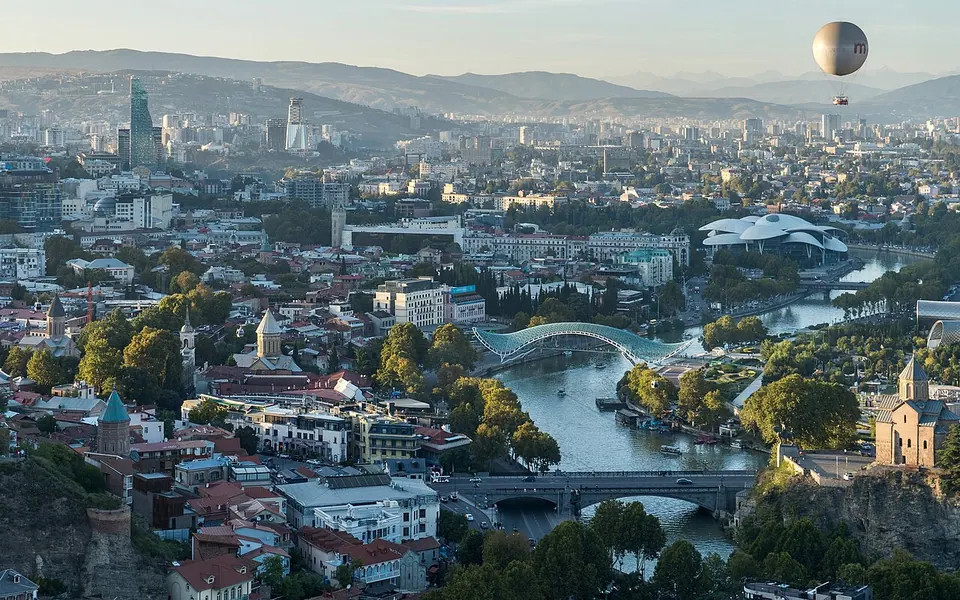 View of Tbilisi from Tabori Church