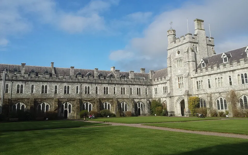 University College Cork - Quad during Eclipse 2015