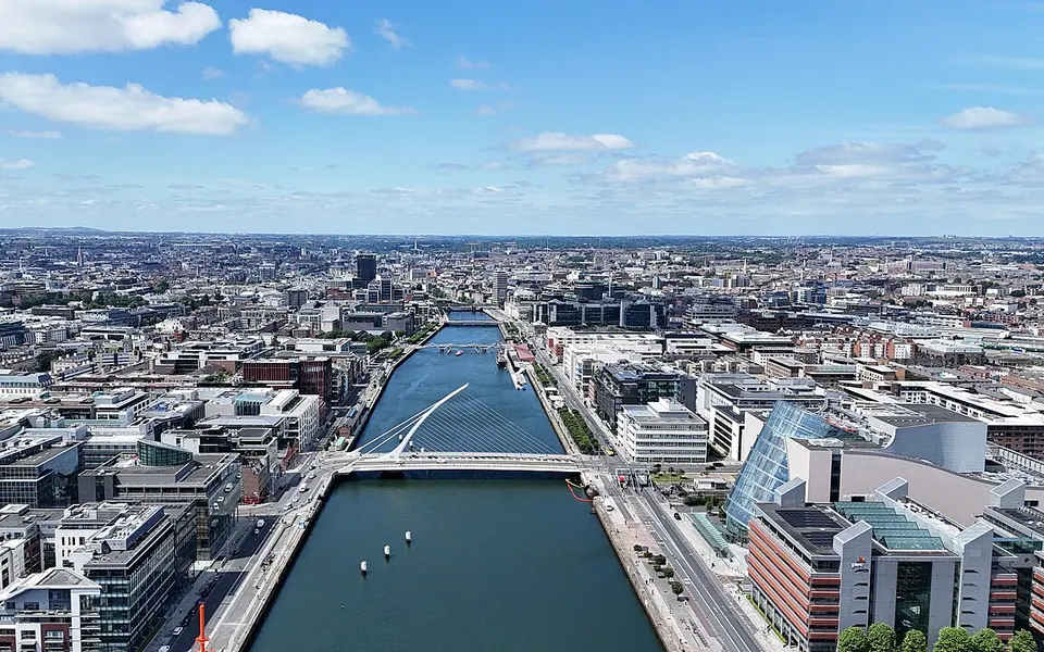Dublin aerial photograph