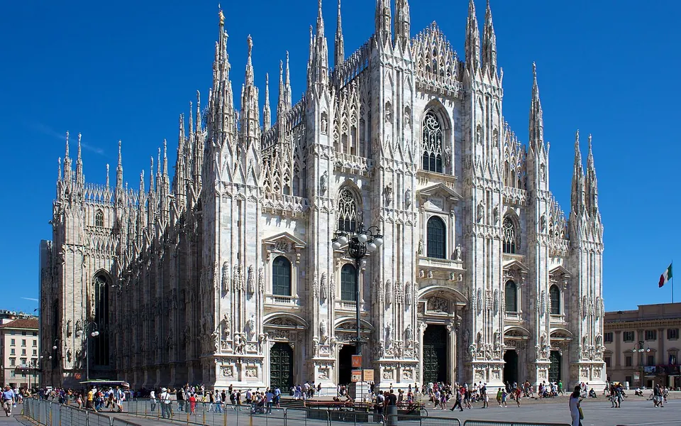 Milan Cathedral from Piazza del Duomo