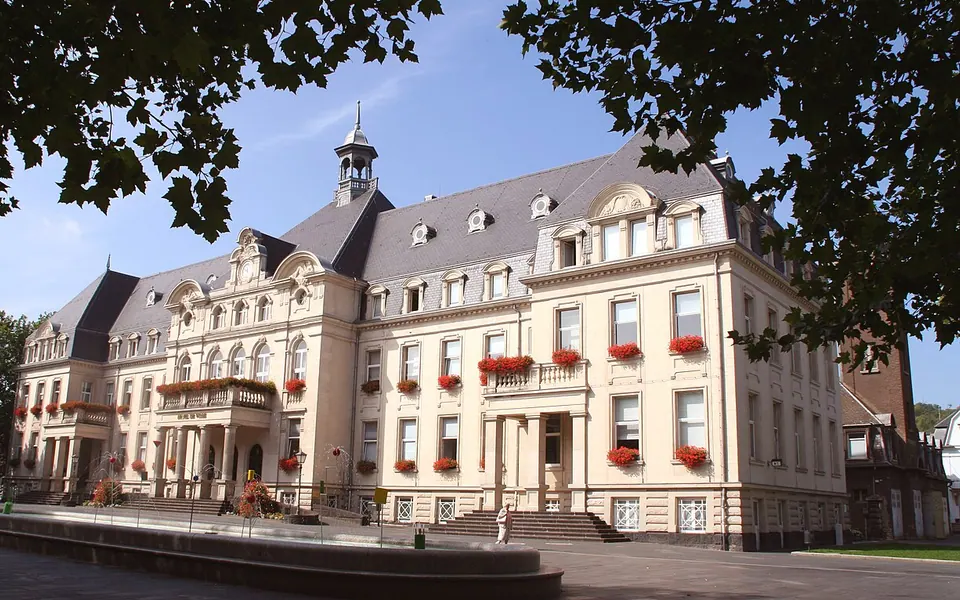 Town hall of Dudelange , Luxembourg