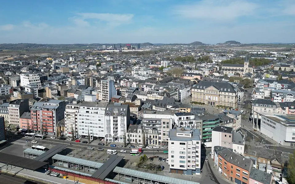 View of Esch-sur-Alzette, from Southeast