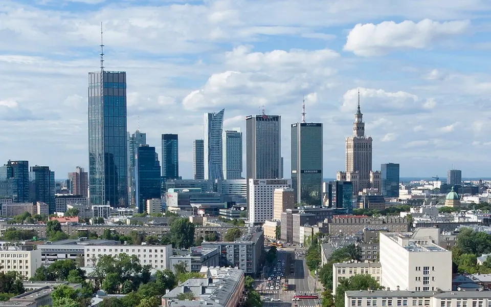 View of Warsaw, Poland