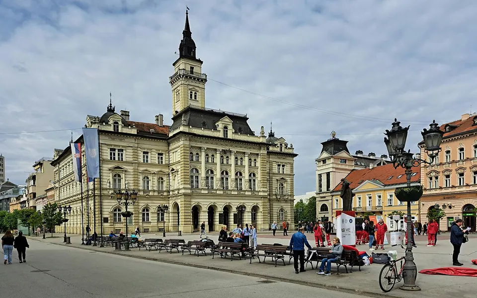 View of Novi Sad, Serbia
