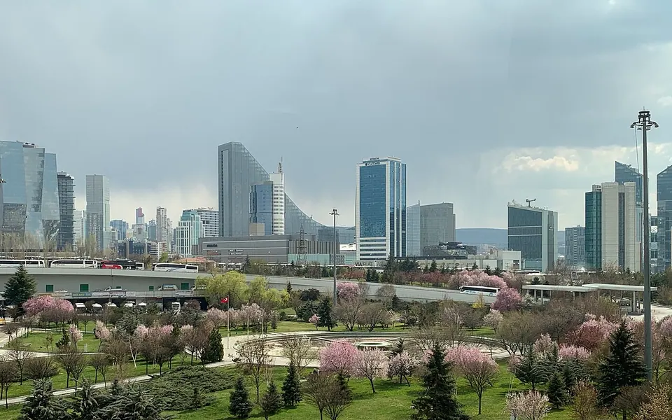 Ankara is the capital city of Turkey. This picture has been taken from the Central Bus Station.