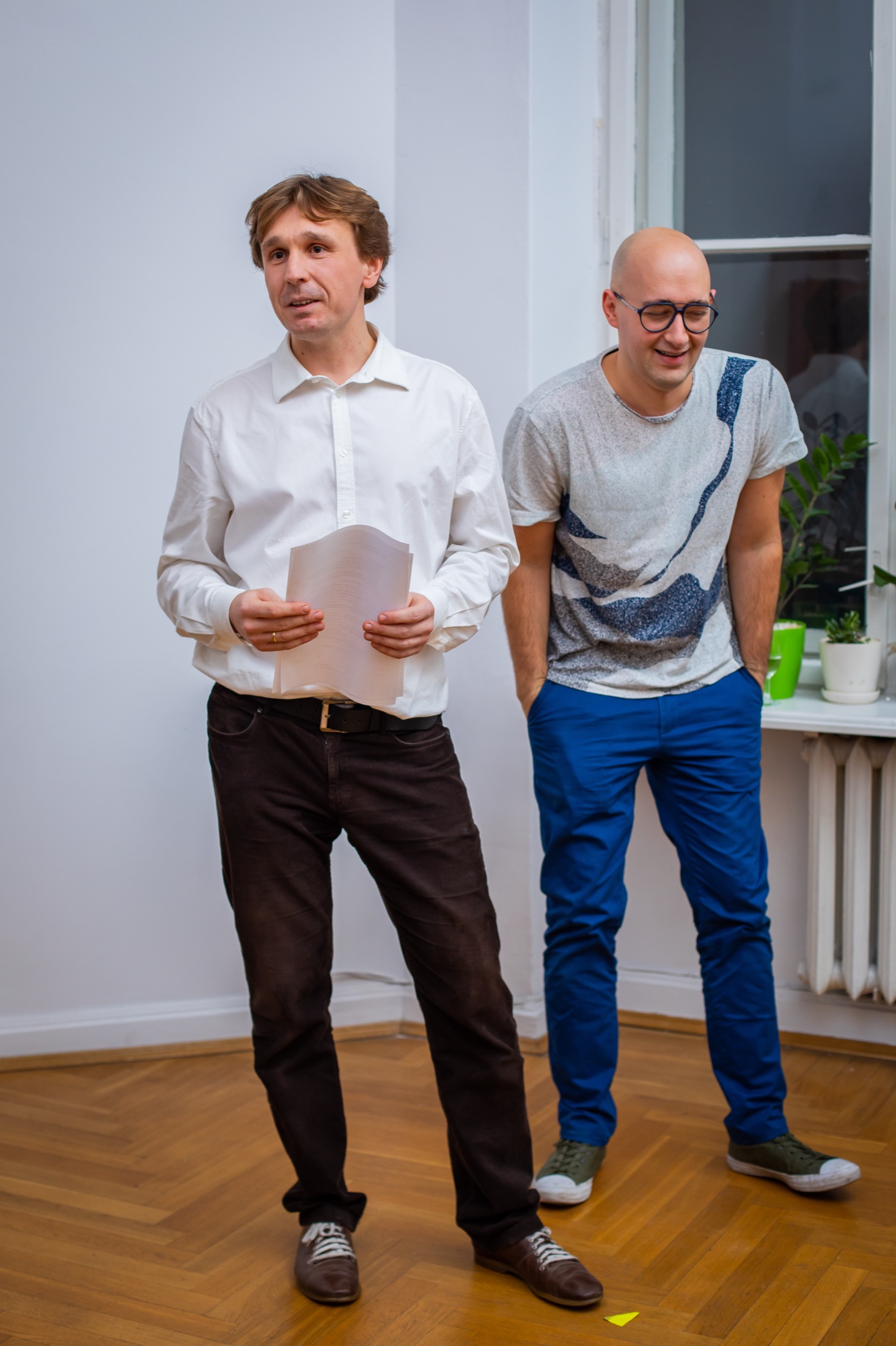 Kamil Janiszewski and Filip Miłoszewski at a Listonic event.